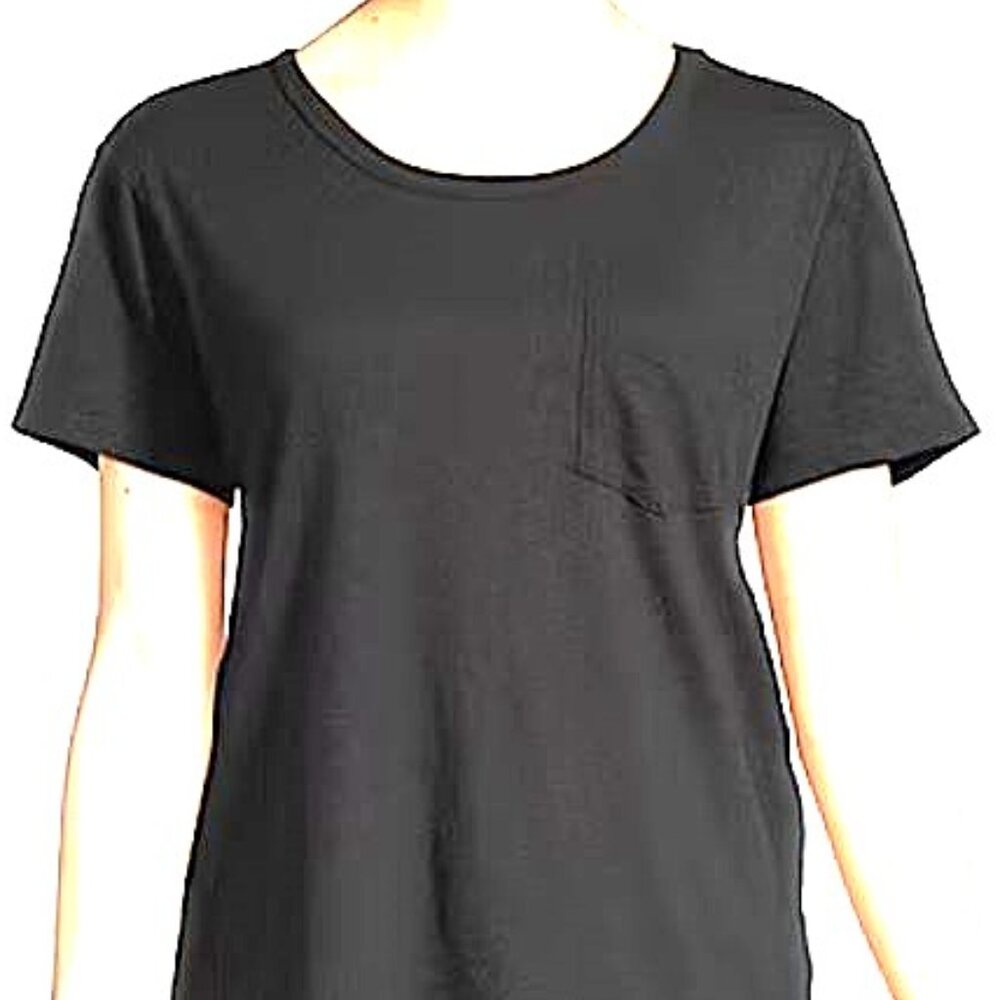a.n.a. Pocket T-shirts XL - Round Neck Short Sleeve - Bundle of 2 - Black, Blue - Picture 5 of 9